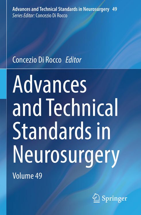 Produktbild: Advances and Technical Standards in Neurosurgery