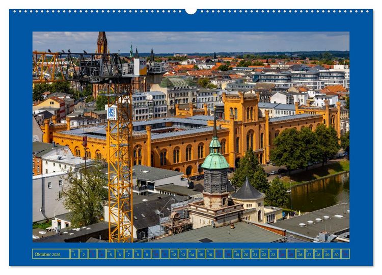 Produktbild: Schwerin - Wir sind Welterbe (hochwertiger Premium Wandkalender 2026 DIN A2 quer), Kunstdruck in Hochglanz