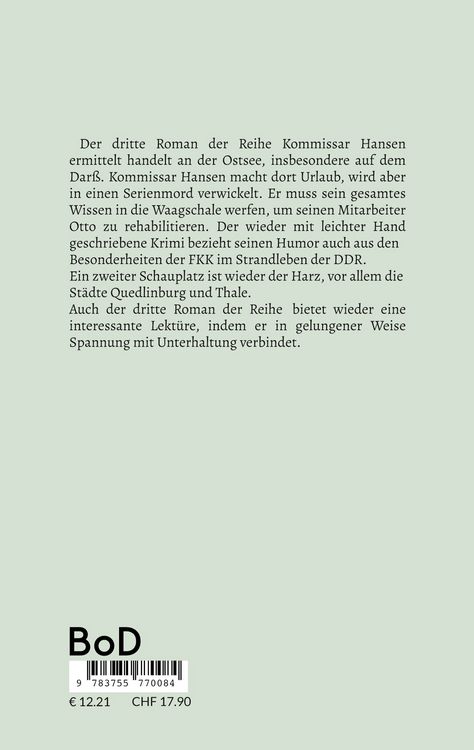 Produktbild: Hansens dritter Fall