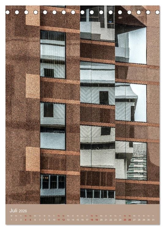 Produktbild: Architektur im Spiegelbild (Tischkalender 2026 DIN A5 hoch), CALVENDO Monatskalender