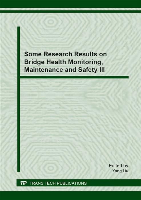 Produktbild: Some Research Results on Bridge Health Monitoring, Maintenance and Safety III