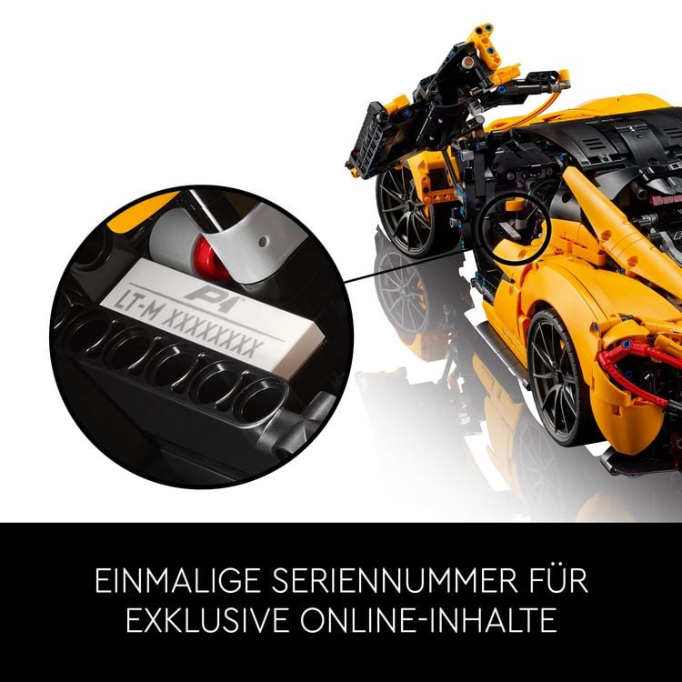 Produktbild: LEGO Technic McLaren P1, Set mit Supersportwagen f&uuml;r Erwachsene 42172