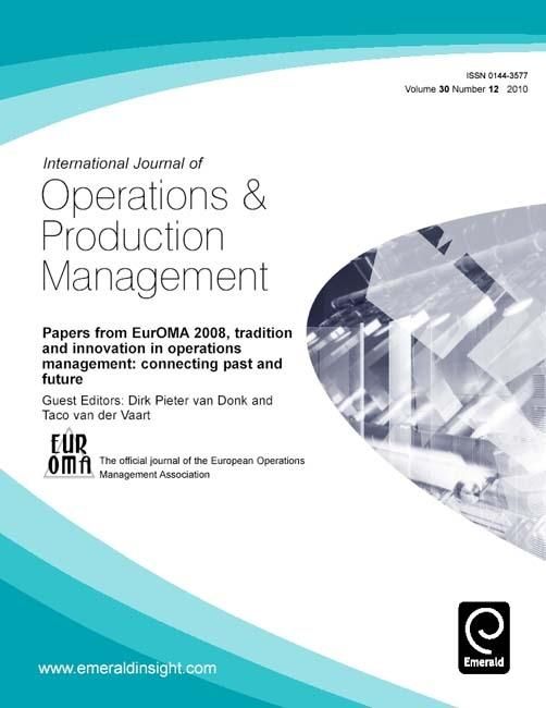 Produktbild: Papers from EurOMA 2008, Tradition and Innovation in Operations Management