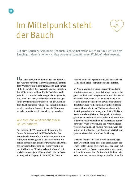 Produktbild: Medical Cooking: F.X. Mayr-Ernährung