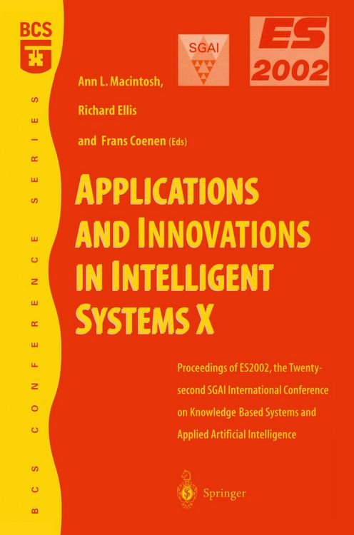Produktbild: Applications and Innovations in Intelligent Systems X