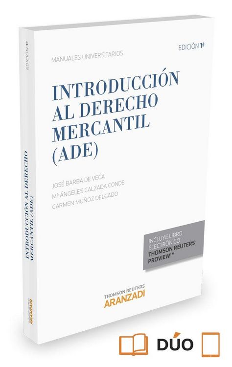 Produktbild: Introducci&oacute;n al Derecho mercantil (ADE)