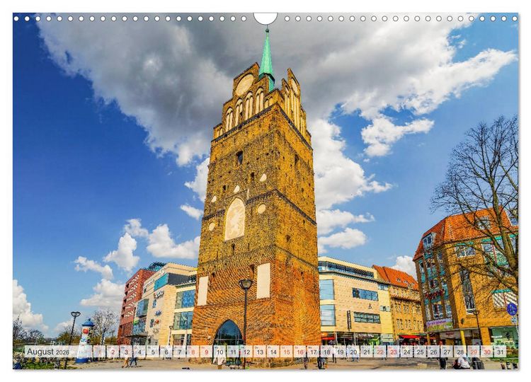 Produktbild: Rostock Impressionen (Wandkalender 2026 DIN A3 quer), CALVENDO Monatskalender
