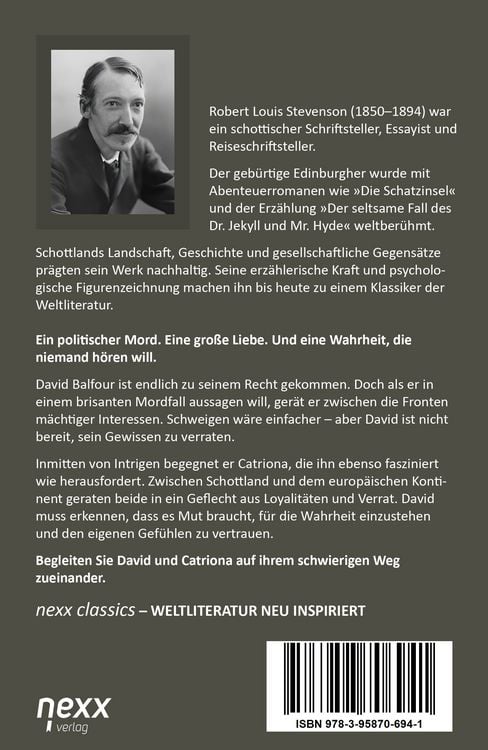 Produktbild: Die Abenteuer des David Balfour &ndash; Teil 2: Catriona