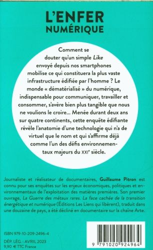 Produktbild: L'enfer num&eacute;rique : voyage au bout d'un like