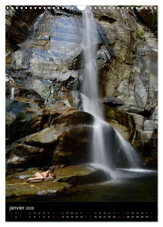 Produktbild: Chutes d'eau au Tessin (Calendrier mural 2026 DIN A3 horizontal), CALVENDO calendrier mensuel