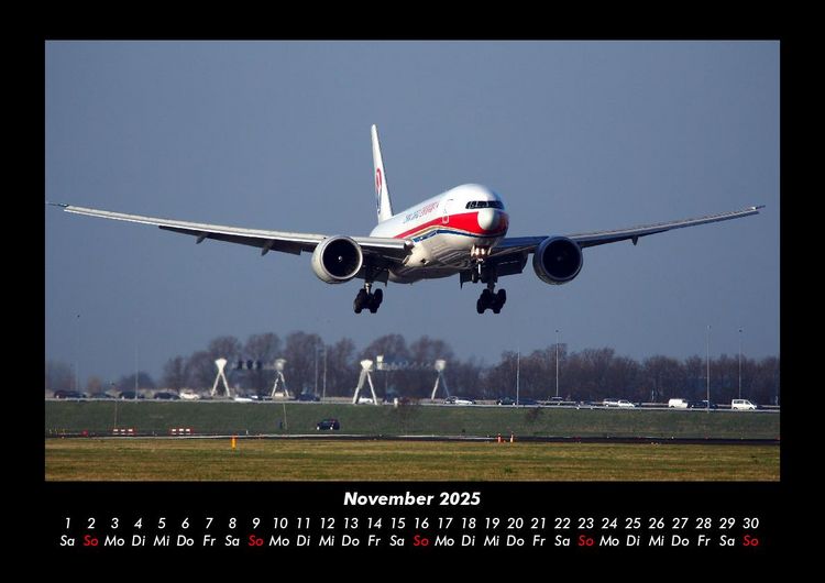 Produktbild: Flugzeuge 2025 Fotokalender DIN A3