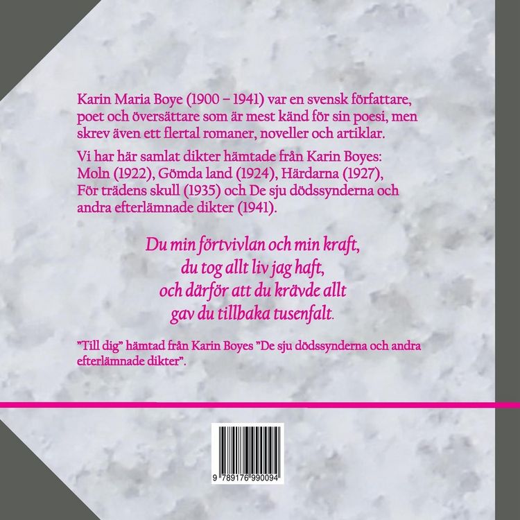 Produktbild: Karin Boye - Dikter