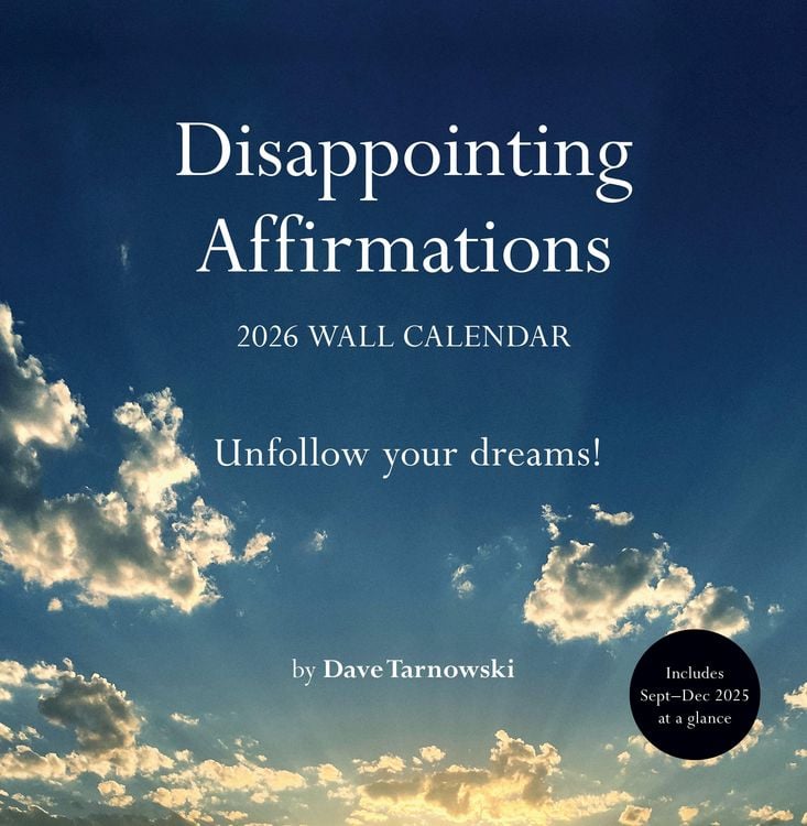 Produktbild: Disappointing Affirmations 2026 Wall Calendar