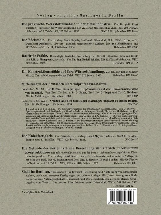 Produktbild: Dauerversuche mit Nietverbindungen