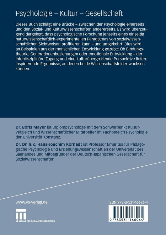 Produktbild: Psychologie - Kultur - Gesellschaft