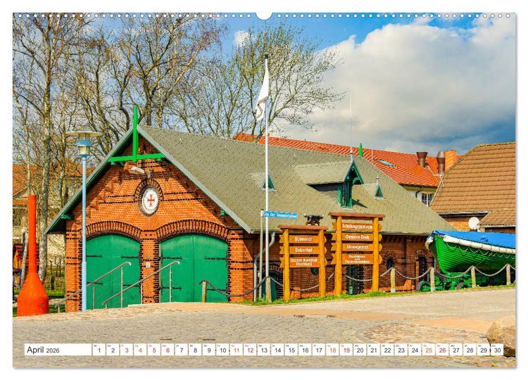 Produktbild: Wustrow Impressionen (hochwertiger Premium Wandkalender 2026 DIN A2 quer), Kunstdruck in Hochglanz