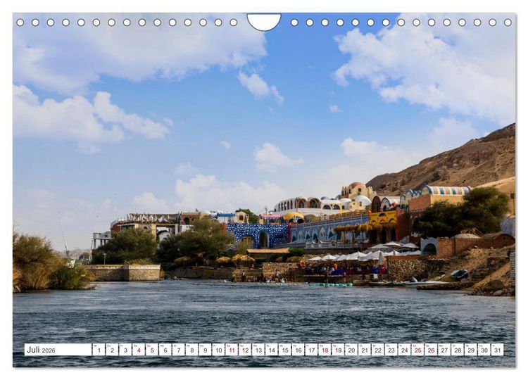 Produktbild: &Auml;gypten Landschaften am Nil (Wandkalender 2026 DIN A4 quer), CALVENDO Monatskalender