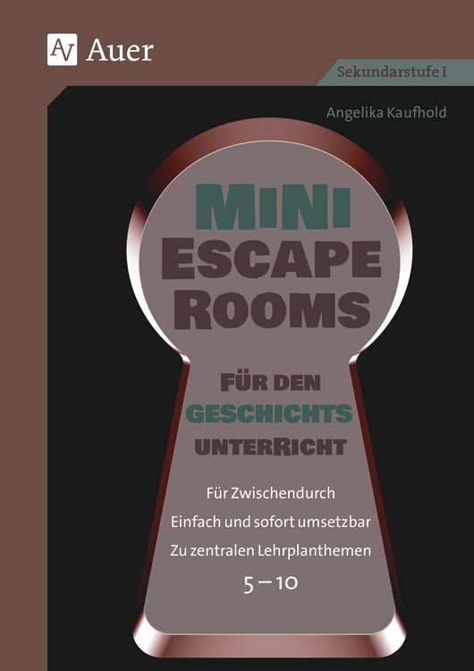 Produktbild: Mini-Escape Rooms f&uuml;r den Geschichtsunterricht