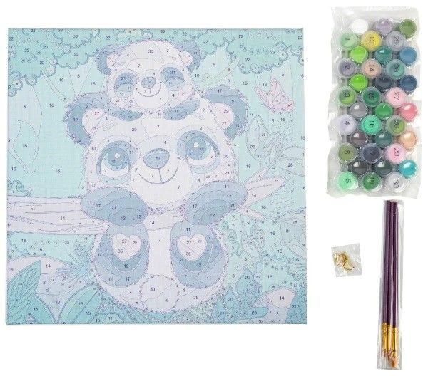 Produktbild: Craft Buddy PBN-3030-022 - Paint by Numbers, Koala Fun, 30x30cm, Malen-nach-Zahlen Kids