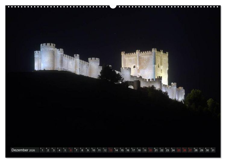 Produktbild: Ausflugziele um Madrid (hochwertiger Premium Wandkalender 2026 DIN A2 quer), Kunstdruck in Hochglanz