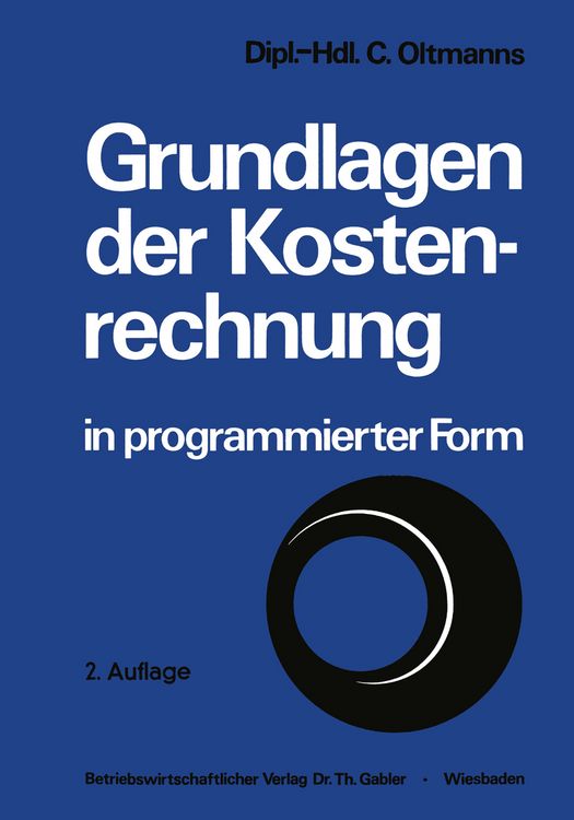 Produktbild: Grundlagen der Kostenrechnung in programmierter Form