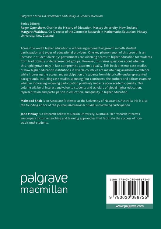 Produktbild: Achieving Equity and Quality in Higher Education