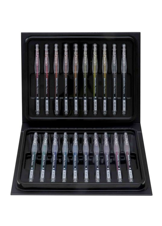 Produktbild: KARIN Gelstifte DECOGEL 1.0 METALLIC, 20er Set
