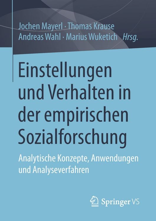 Produktbild: Einstellungen und Verhalten in der empirischen Sozialforschung
