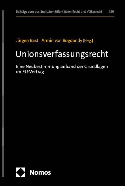 Produktbild: Unionsverfassungsrecht