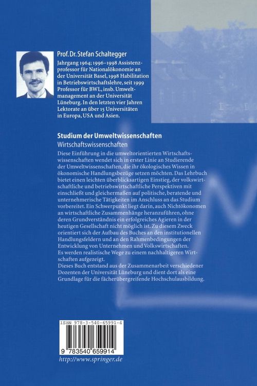 Produktbild: Studium der Umweltwissenschaften
