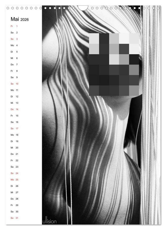 Produktbild: Akt abstrakt (Wandkalender 2026 DIN A3 hoch), CALVENDO Monatskalender