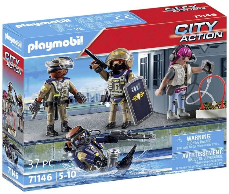 Produktbild: PLAYMOBIL 71146 - Action Heroes - SWAT-Figurenset