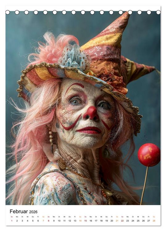 Produktbild: Der Clown (Tischkalender 2026 DIN A5 hoch), CALVENDO Monatskalender