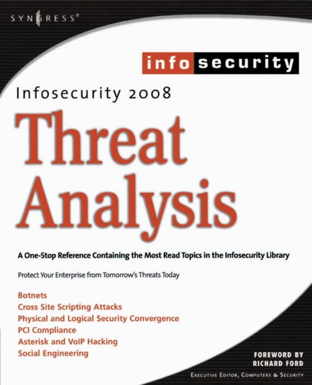 Produktbild: InfoSecurity 2008 Threat Analysis