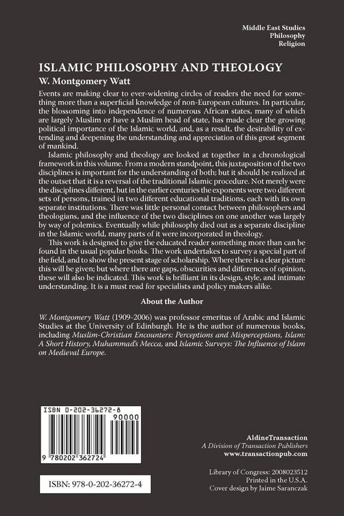 Produktbild: Islamic Philosophy and Theology