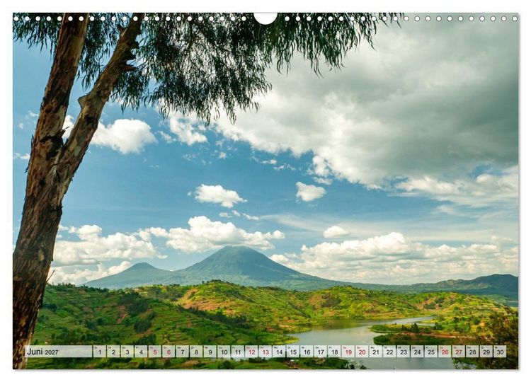 Produktbild: Die sch&ouml;nsten Vulkane Afrikas (Wandkalender 2027 DIN A3 quer), CALVENDO Monatskalender