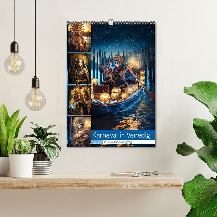 Produktbild: Karneval in Venedig (Wandkalender 2026 DIN A3 hoch), CALVENDO Monatskalender