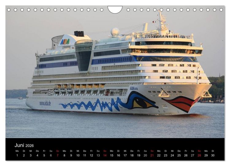 Produktbild: Schiffe auf der Elbe (Wandkalender 2026 DIN A4 quer), CALVENDO Monatskalender