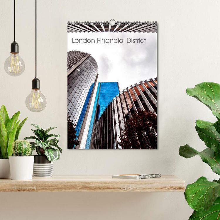 Produktbild: London Financial District (Wandkalender 2026 DIN A3 hoch), CALVENDO Monatskalender