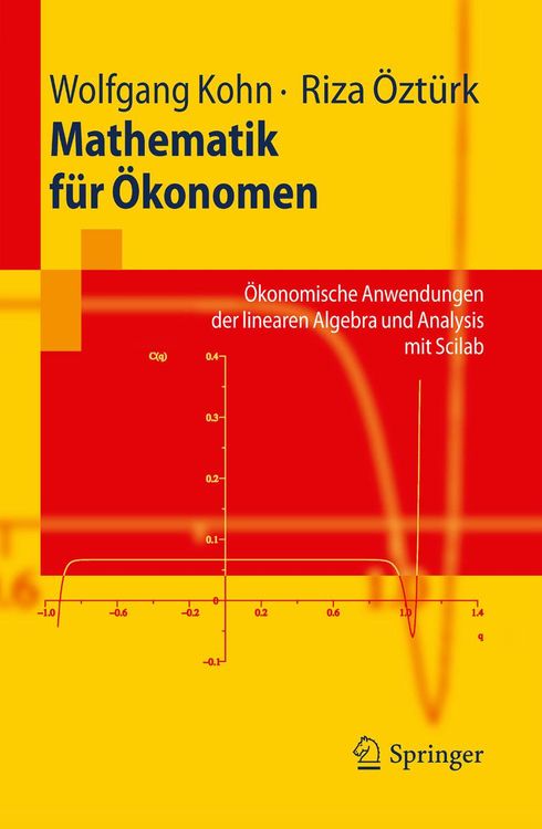 Bild vom Artikel Mathematik für Ökonomen vom Autor Wolfgang Kohn