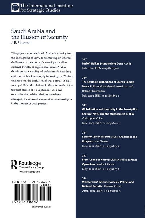 Produktbild: Saudi Arabia and the Illusion of Security