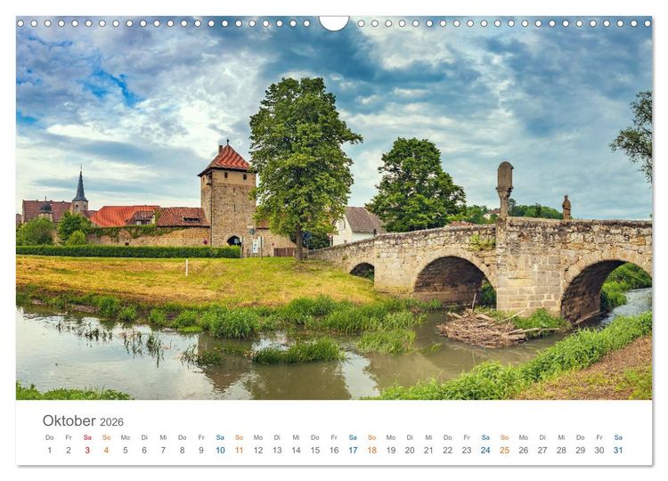 Produktbild: Oberfranken - Bayerns Norden (Wandkalender 2026 DIN A3 quer), CALVENDO Monatskalender