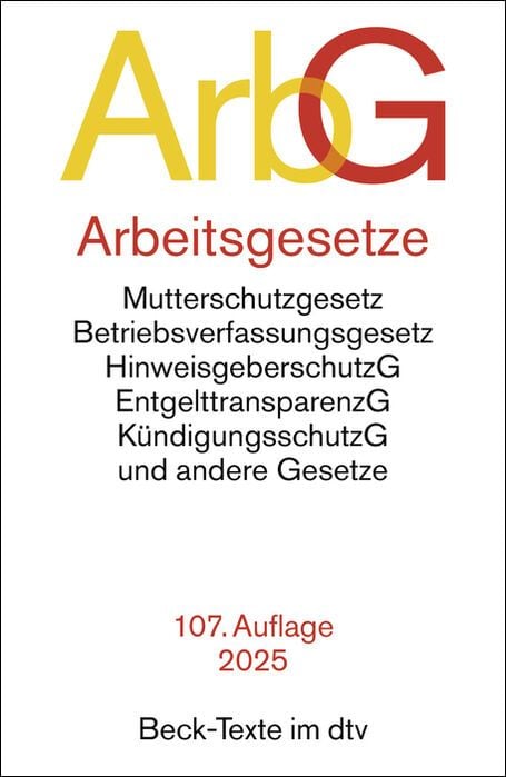 Produktbild: Arbeitsgesetze