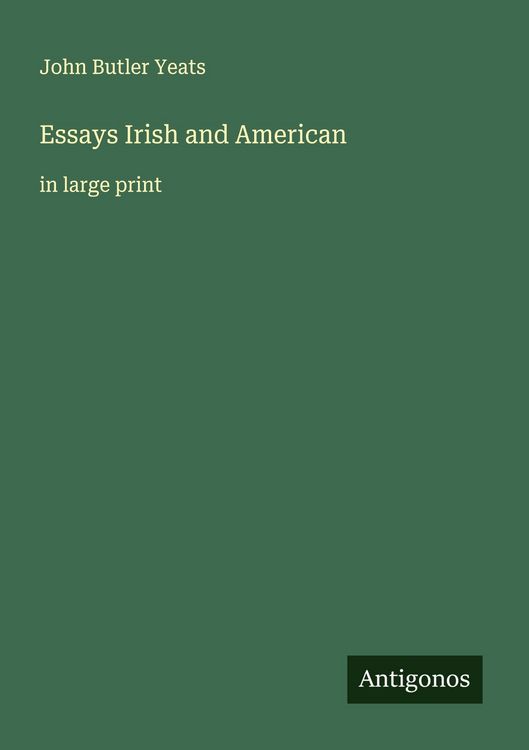 Produktbild: Essays Irish and American