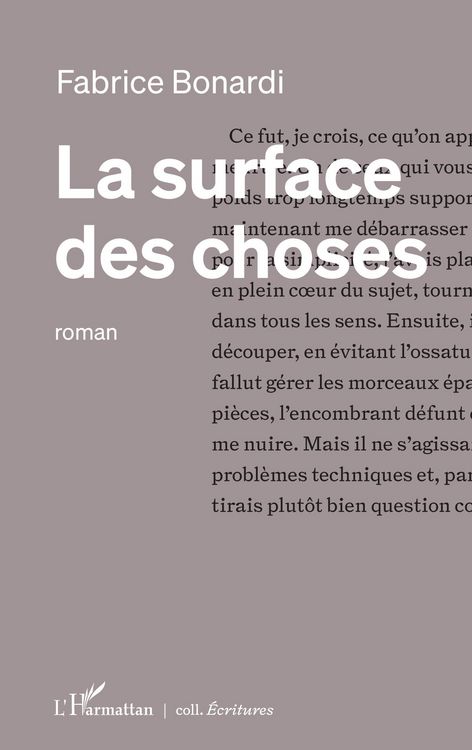 Produktbild: La surface des choses