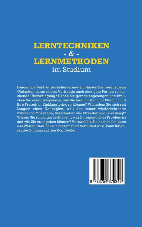 Produktbild: Lerntechniken & Lernmethoden im Studium