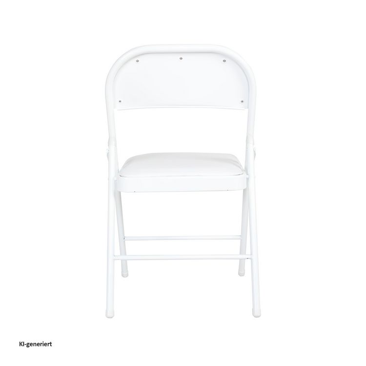 Produktbild: HTI-Living Klappstuhl Kunstleder Gestell Wei&szlig; 6er-Set Klappstuhl Kunstleder Gestell Wei&szlig; 6er-Set