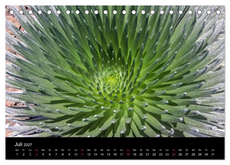 Produktbild: Paradiese der Erde - HAWAII (Tischkalender 2027 DIN A5 quer), CALVENDO Monatskalender