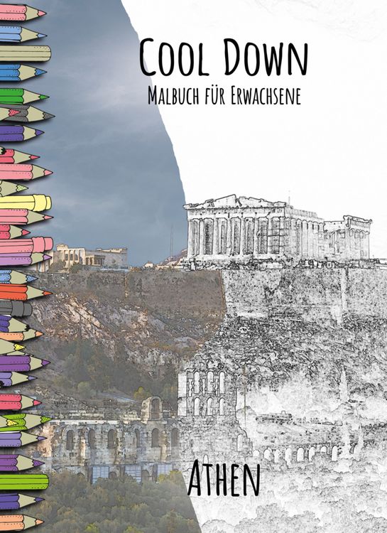 Produktbild: Cool Down | Malbuch f&uuml;r Erwachsene: Athen