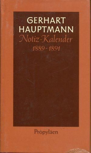 Produktbild: Notiz-Kalender 1889 bis 1891